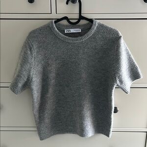 Zara Gray Knit Sweater